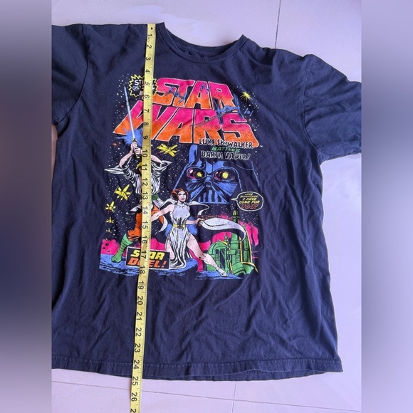 Star Wars Graphic T-Shirt size M 38/40 short sleeve black - Picture 7 of 11